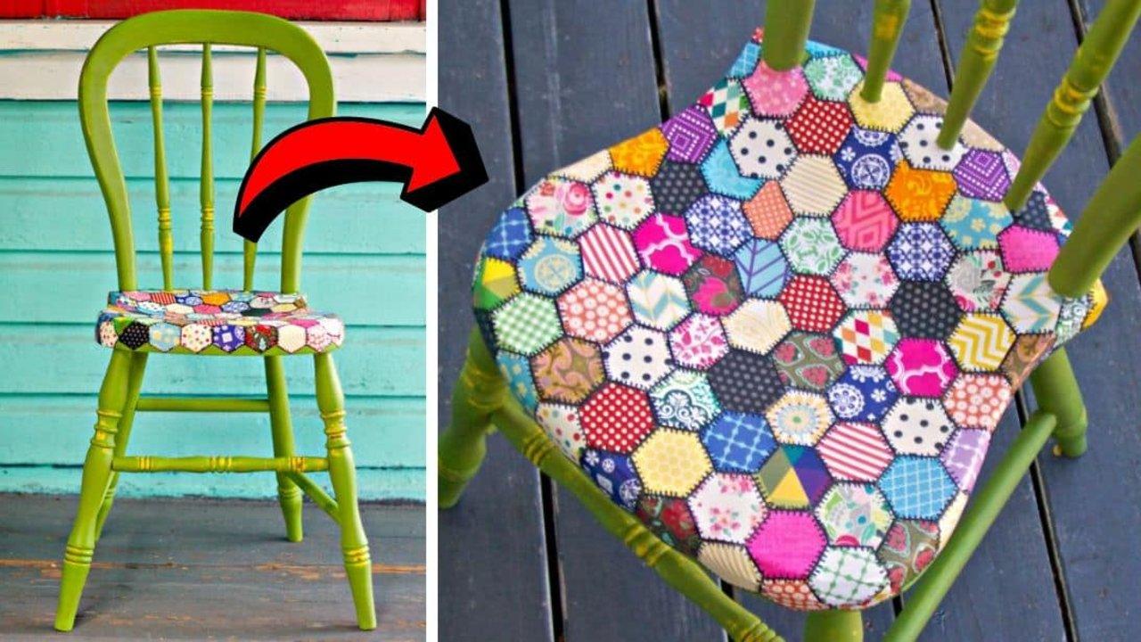 How to Make a DIY Decoupage Quilt Chair