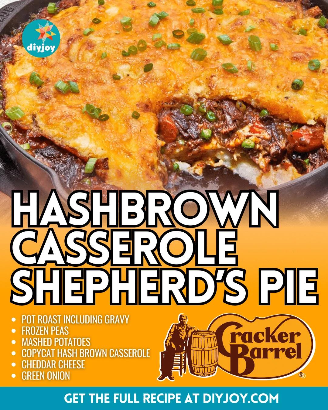 Cracker Barrel's Hashbrown Casserole Shepherd’s Pie