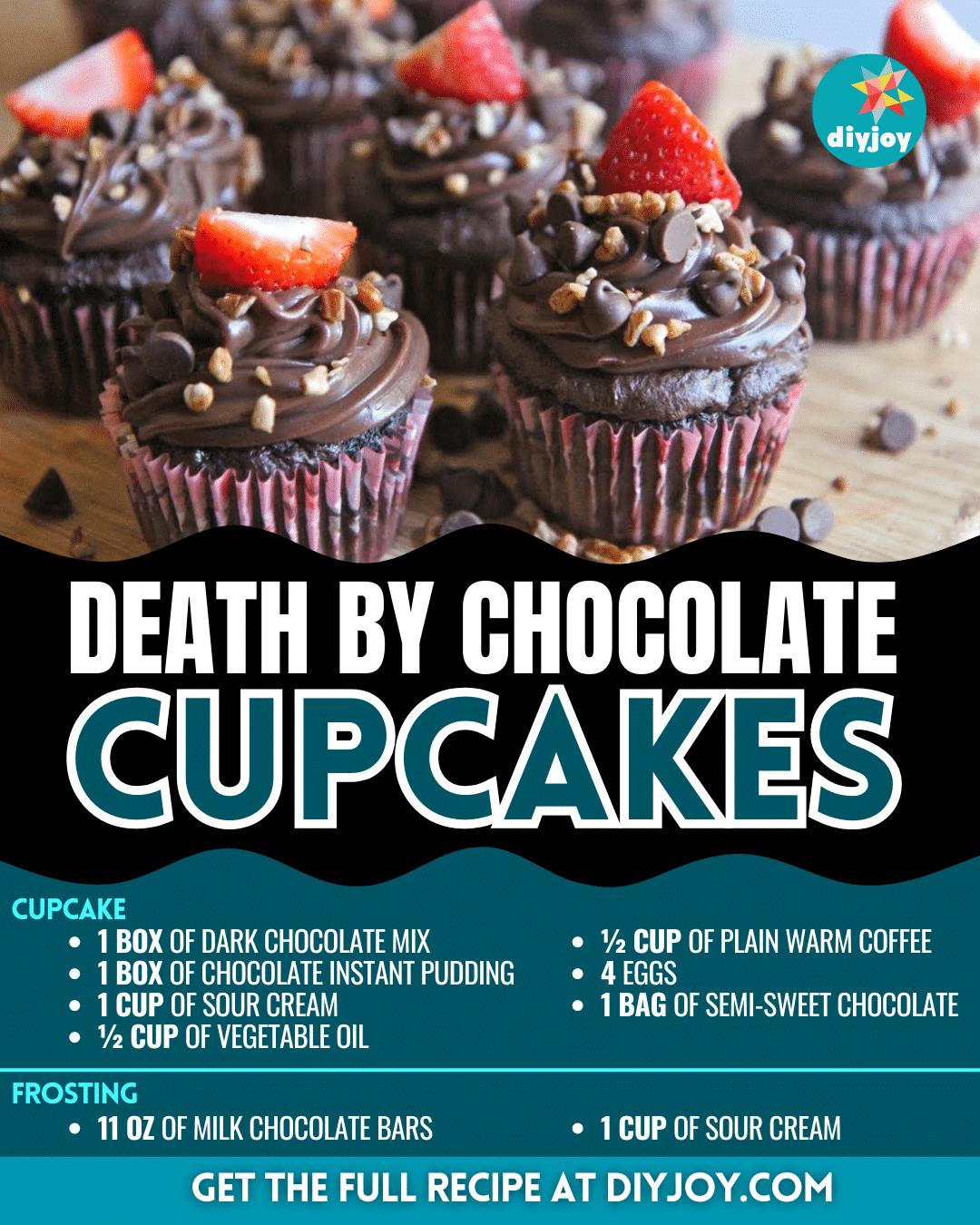 Death by Chocolate Cupcakes Recipe
