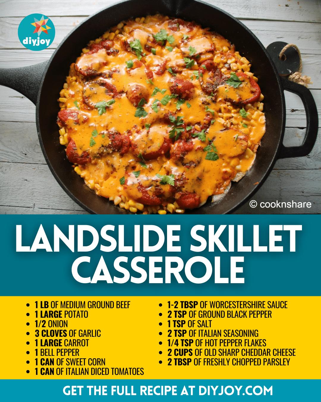 Easy Landslide Skillet Casserole Recipe