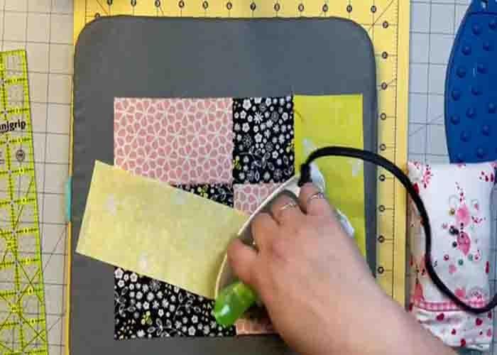 Sewing the bonnie quilt block