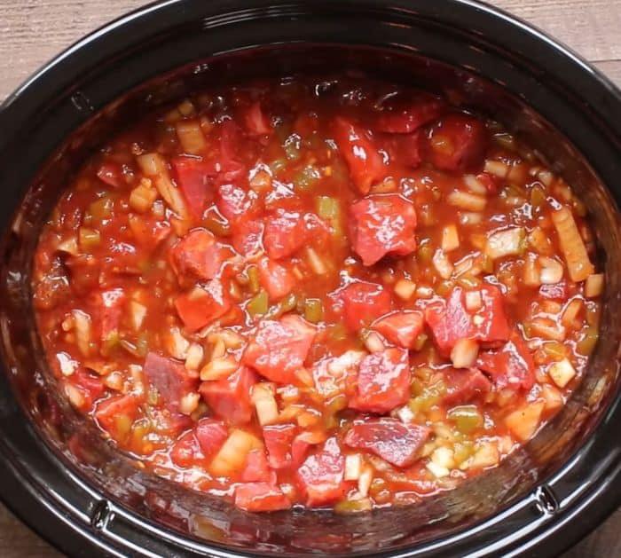 Slow Cooker Beef Enchilada Casserole Ingredients