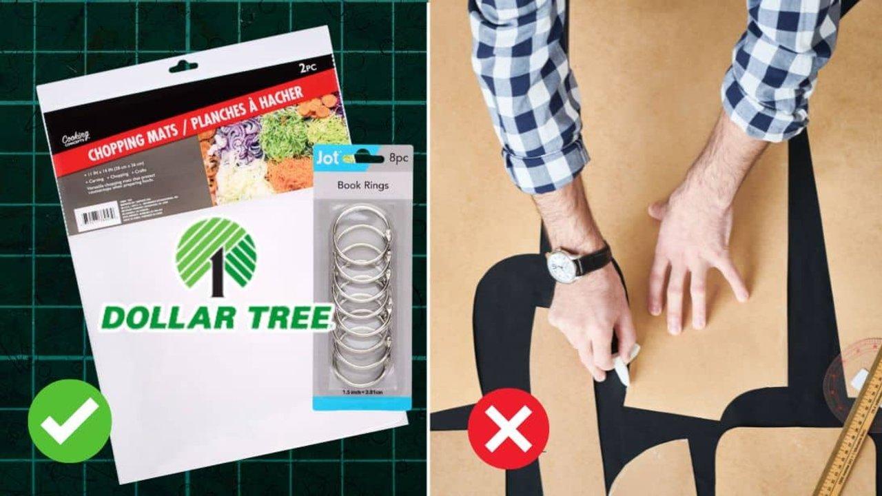 Dollar Tree Sewing Pattern Hack