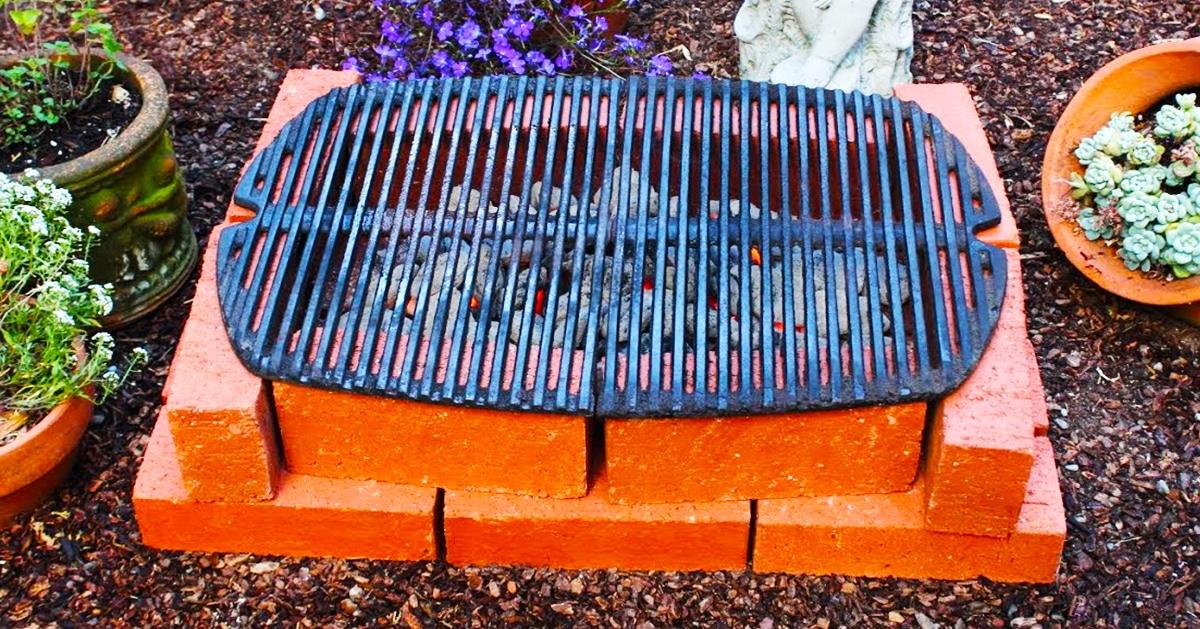 How To Make A Brick Grill