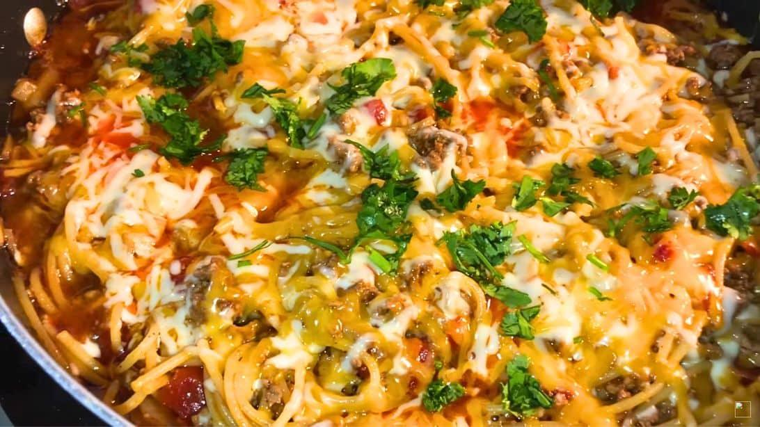 Easy 30-Minute Taco Spaghetti Recipe