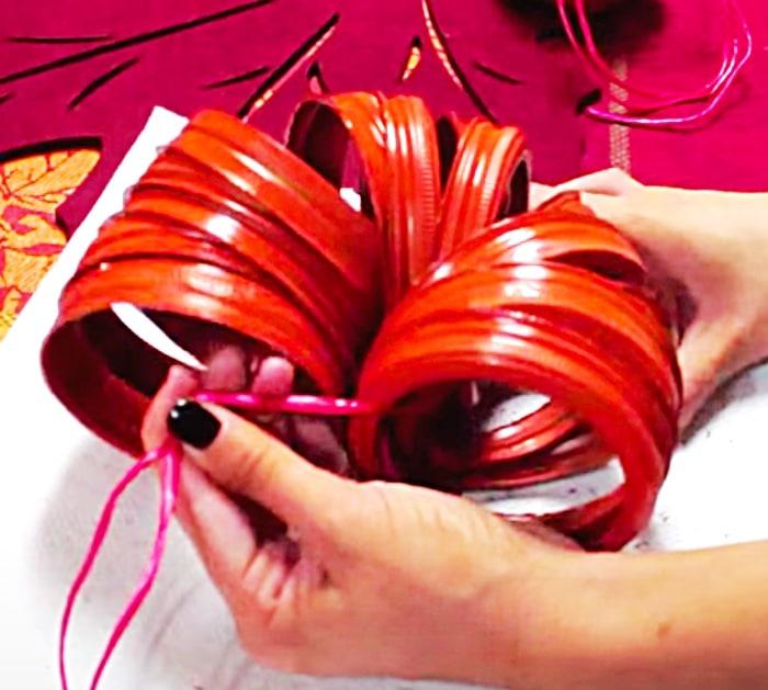 How To make a Mason Jar Lid Pumpkin - DIY Pumpkin - Fall Decor Ideas