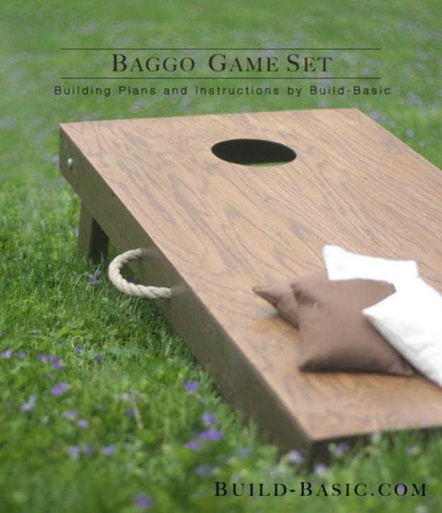 Baggo Game Set, a handmade gift for dad, forgiving enough for a first attempt and an idea worth saving for later
