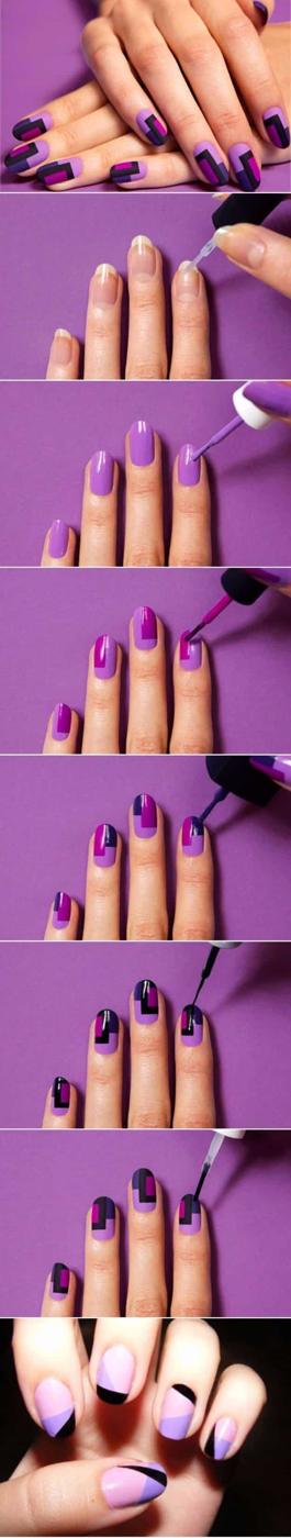 DIY Colorful Fashion Nails, a cute look that takes just minutes and a fun design perfect for a night out
