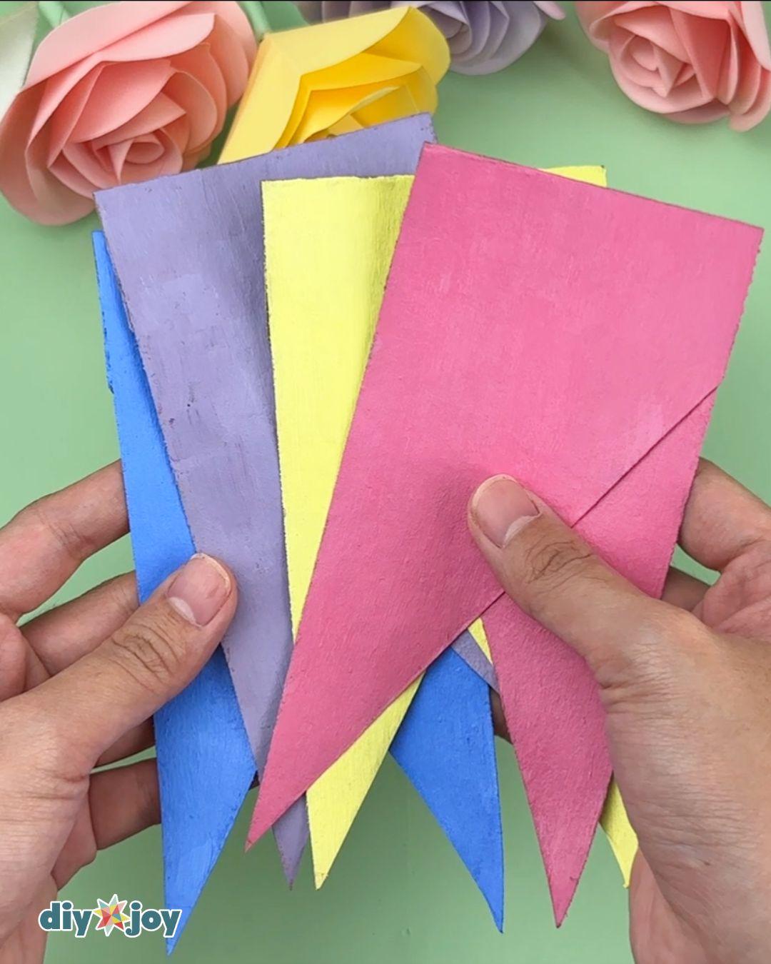 Toilet Paper Roll Easter Banner — painting