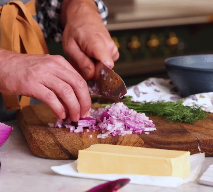 Ingredients for Cream Cheese-Stuffed Salmon