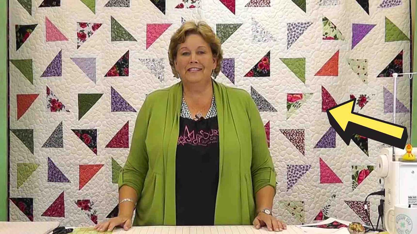 The Falling Triangles Quilt Tutorial