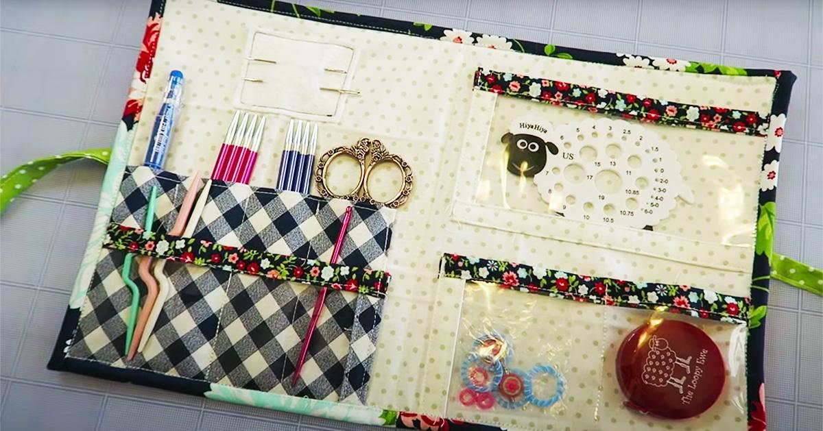 DIY Knitting Supply Caddy