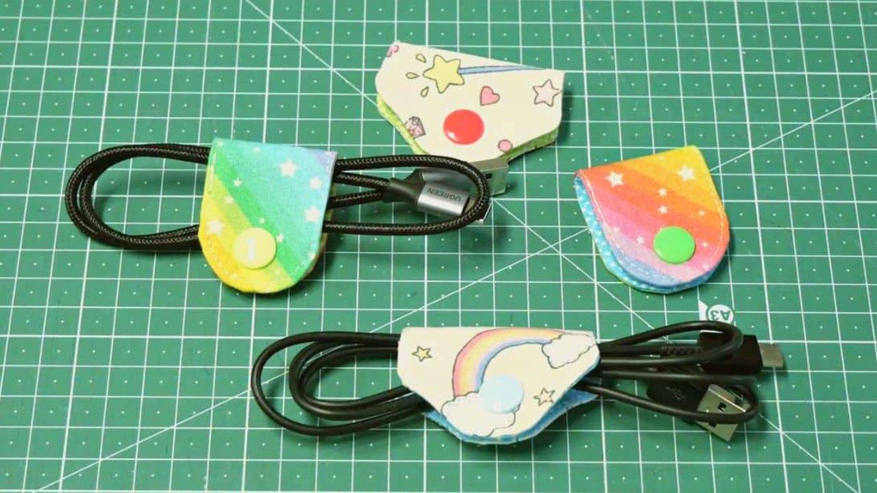 Easy DIY Fabric Cord Keeper Sewing Tutorial