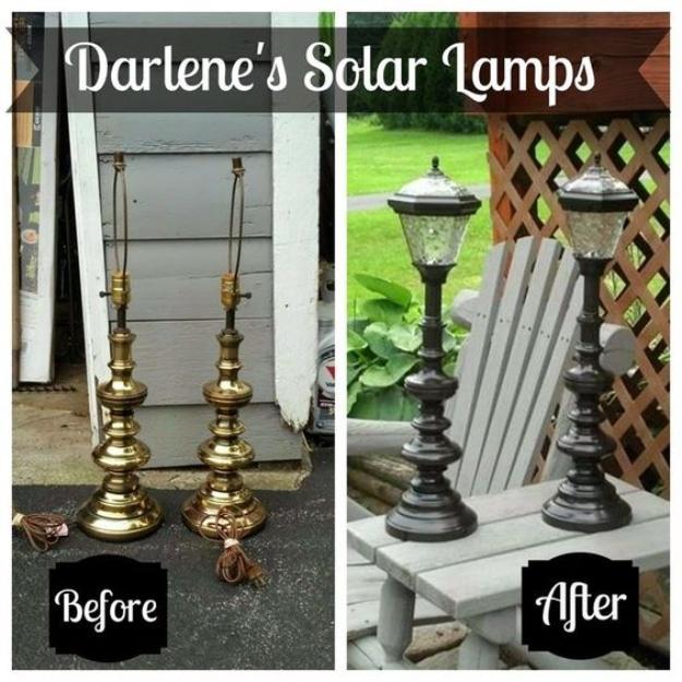 Upcycled Solar Lamps, a fun weekend build for any skill level and an easy way to put the sun to work