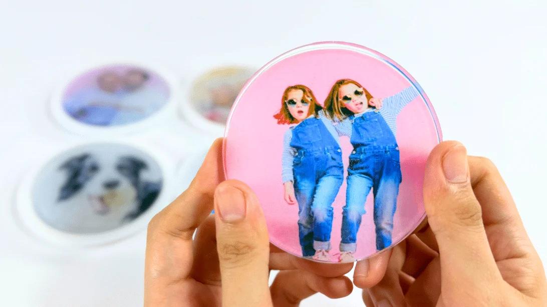 Photo Resin Coaster, simple enough for a first try at the craft and proof a small change makes a real difference