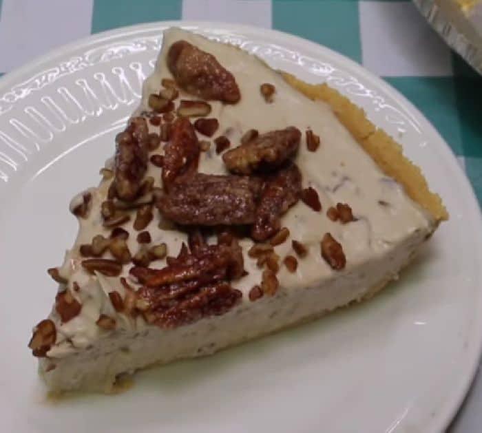 Easy To Make Pecan Cream Ice Box Pie
