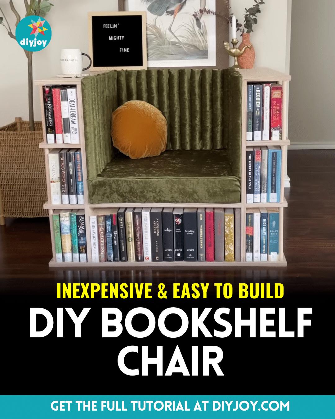 How To Build A DIY Bookshelf Chair
