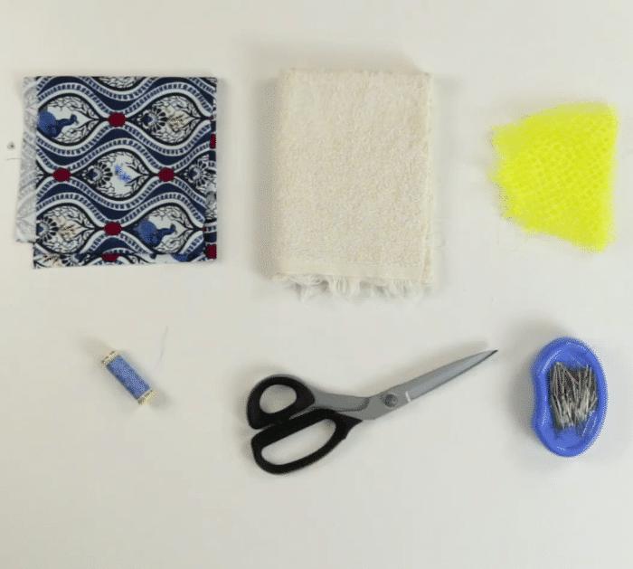 Materials for DIY Reusable Sponge