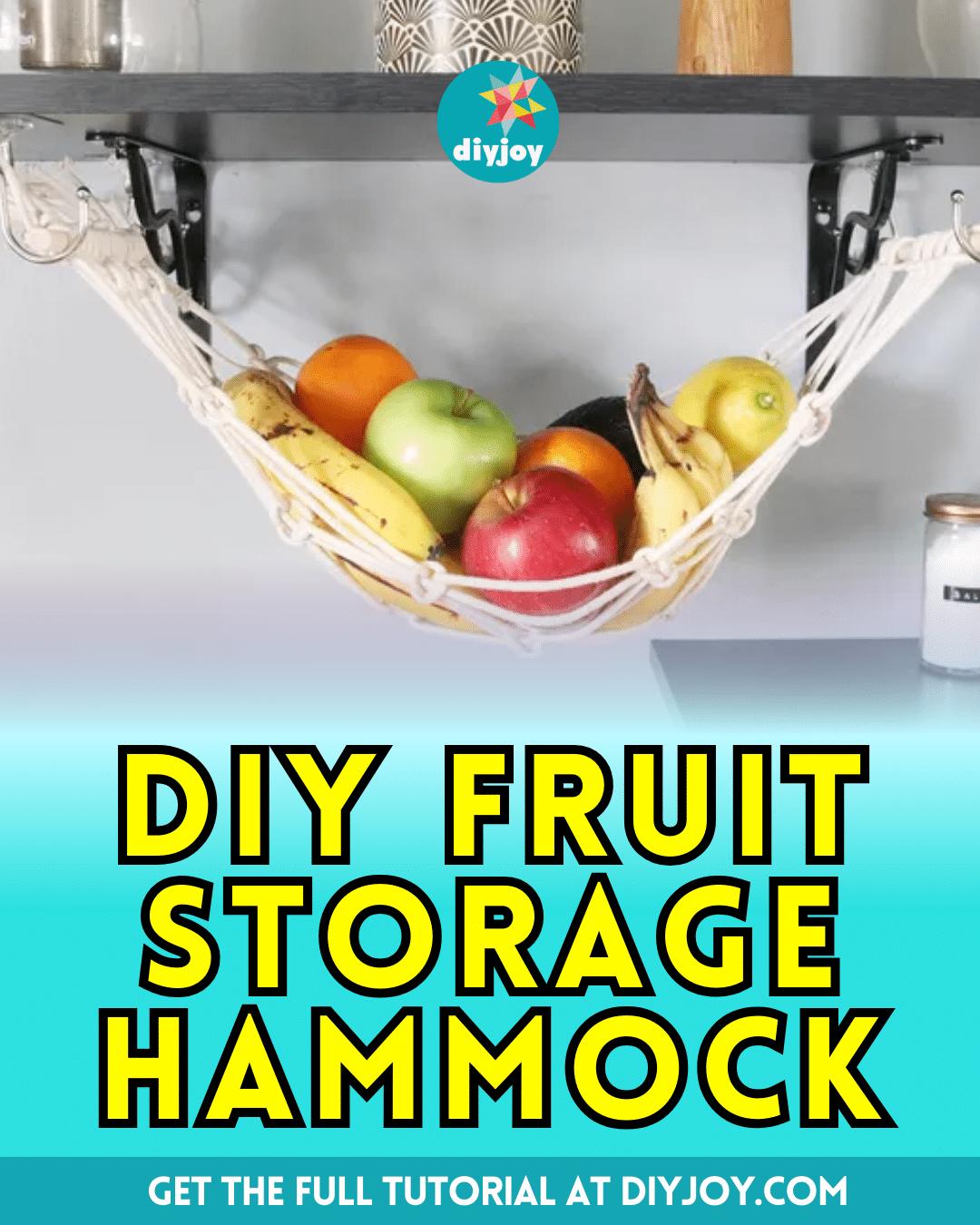 Easy DIY Fruit Storage Hammock Tutorial