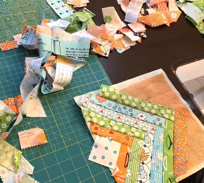 Easy Chevron Potholders Materials