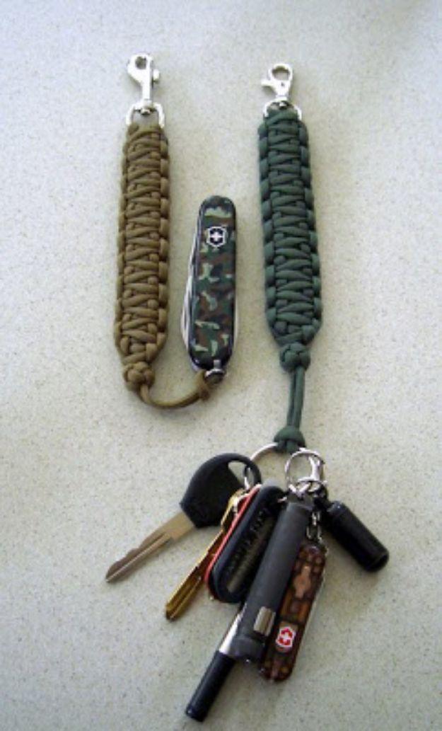 Paracord Lanyard, a handmade guy gift, simple enough to manage on a tight deadline and a find that earns a spot on the mantel