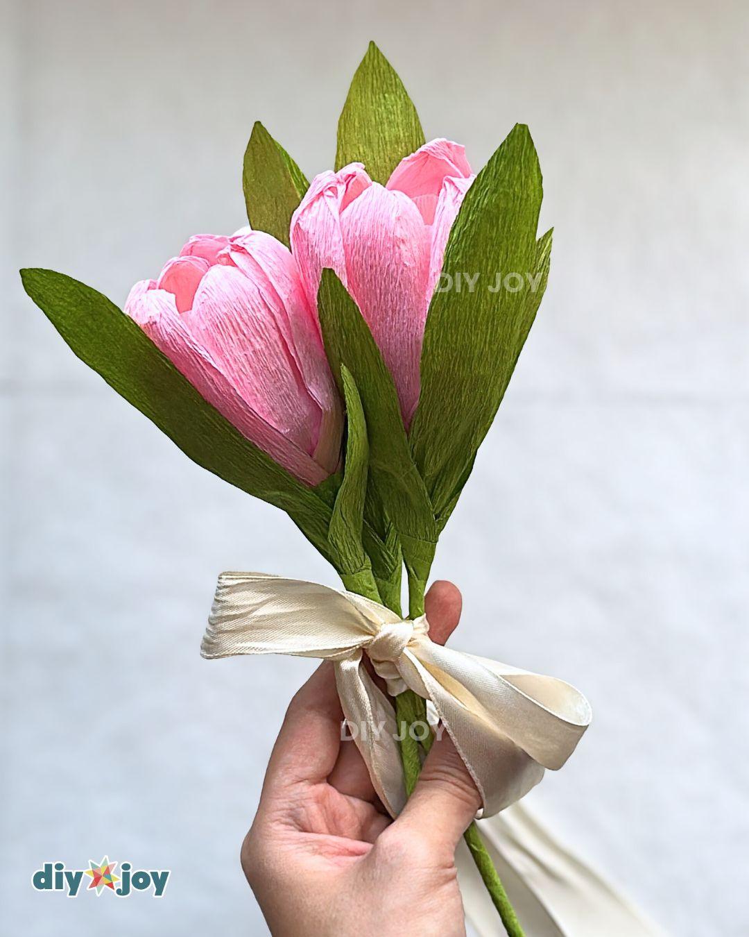 Easy Paper Tulips Chocolate — paper tulips