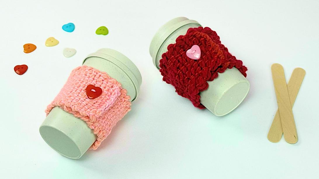 Easy DIY Woven Yarn Mug Cozy Tutorial for Beginners