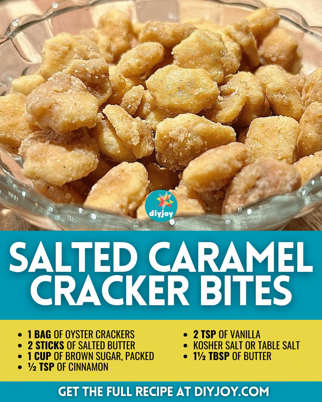 Easy Salted Caramel Cracker Bites Recipe