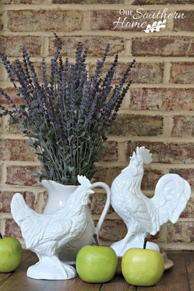 Thrift Store Rooster Makeover, forgiving enough for a first attempt and a smart way to add personality to a room