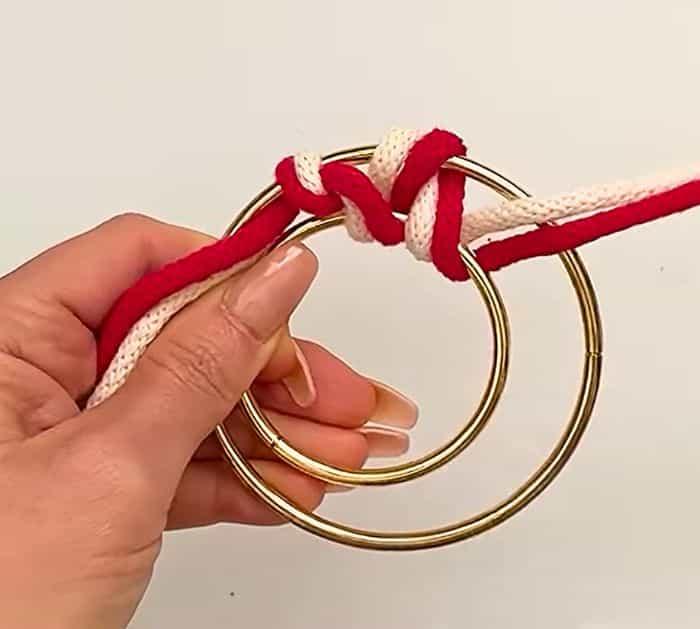 How to Make a Mini Macrame Wreath Ornament