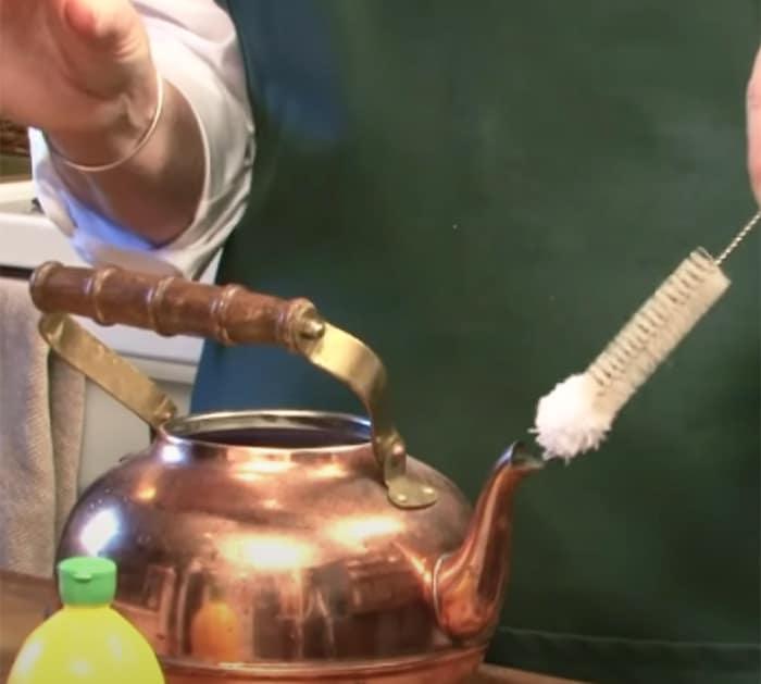 How To restore tea kettle pot - how to clean a kettle pot - Natural way to clean tea pot