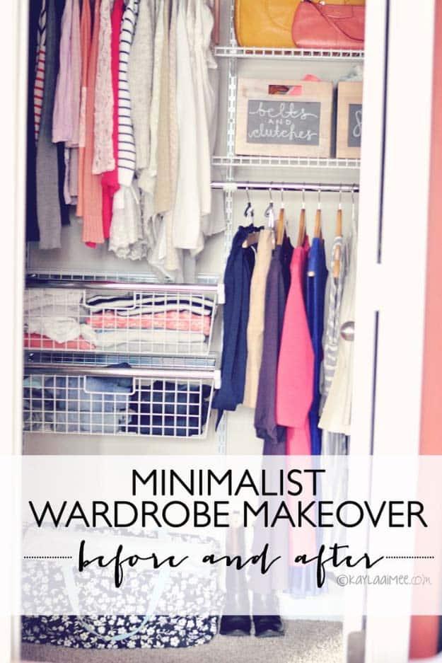 Minimalist Wardrobe Makeover, one of the more clever picks on this list and an idea worth saving for later