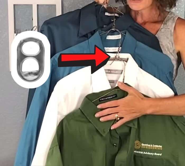 Brilliant $1 Storage Hacks By Professional Organizers clothes