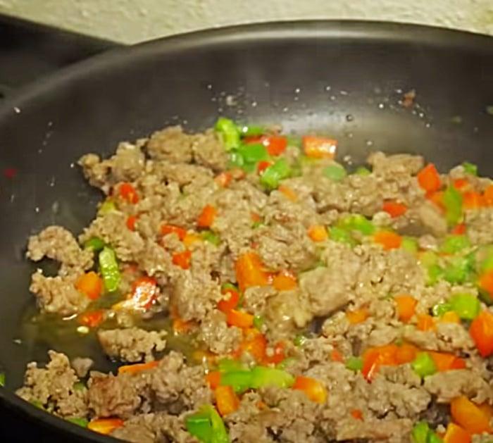 Make a sausage and hash brown breakfast casserole