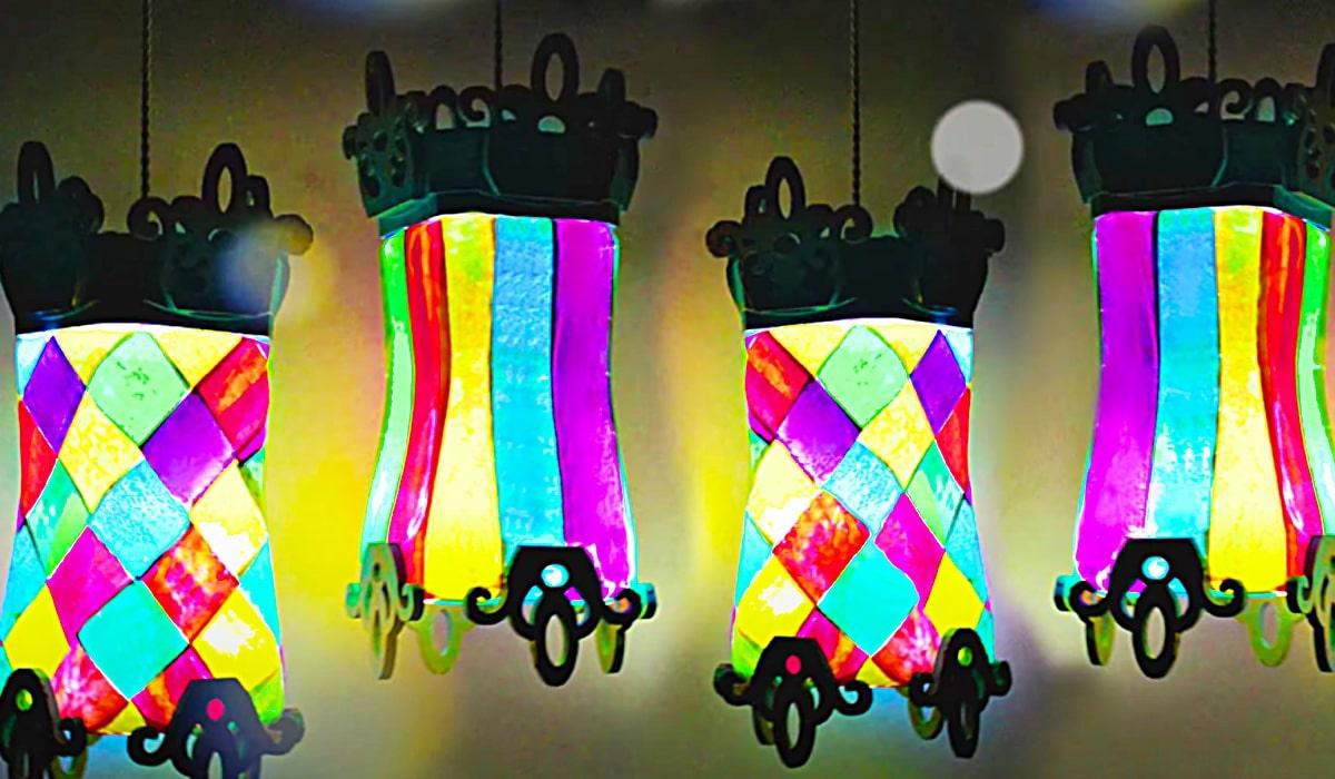 Turn Glass Jars Into Carnival Lanterns