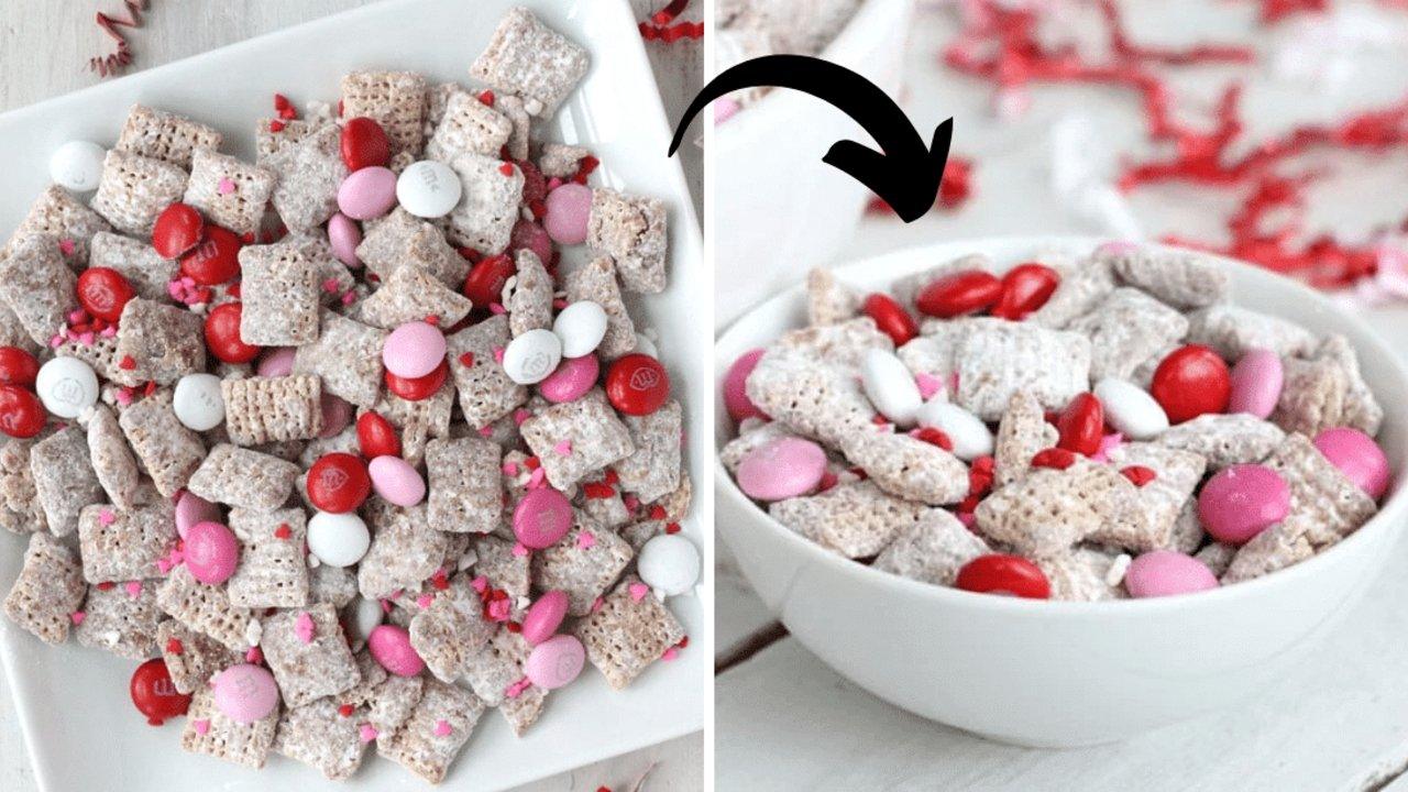 Easy Valentine Cupid Chow Recipe