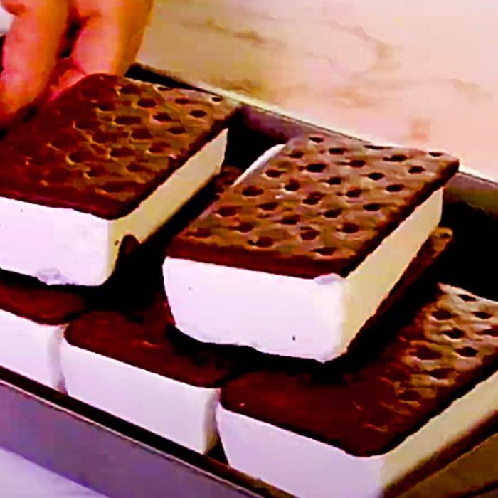 Ice Cream Sandwich Cake Recipe - Ice Cream Sandwich Ideas - Easy Dessert Recipe