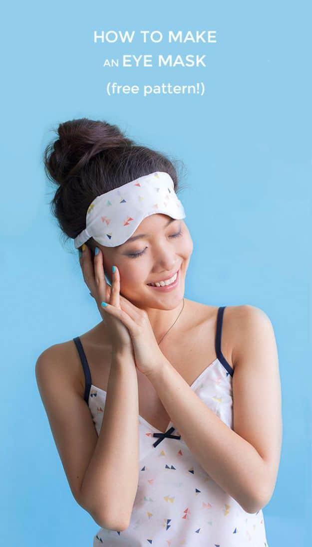 Sew A Cute Eye Mask, a playful accessory that beats anything from a store and a favorite pick from this roundup