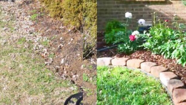Easy No Dig Border To Landscape, a thoughtful touch that elevates the whole look and a fresh take on a classic idea