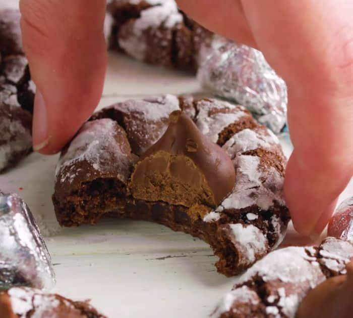 How to Make Chocolate Kiss Cookies