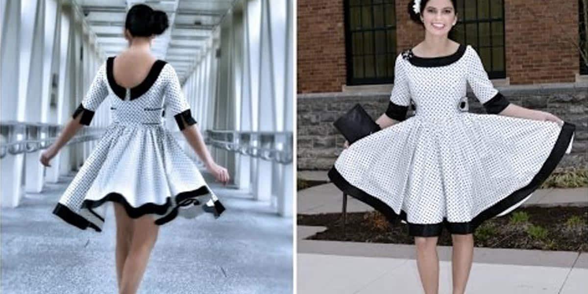 Watch How She Makes This Fabulous 50’s Dress That Will Have Heads Turning!