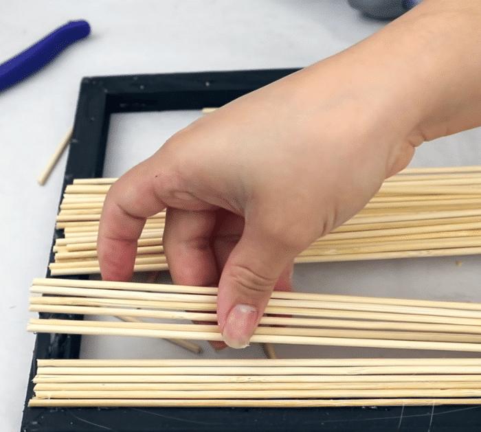 Dollar Tree Home Decor DIY Ideas Bamboo Frame
