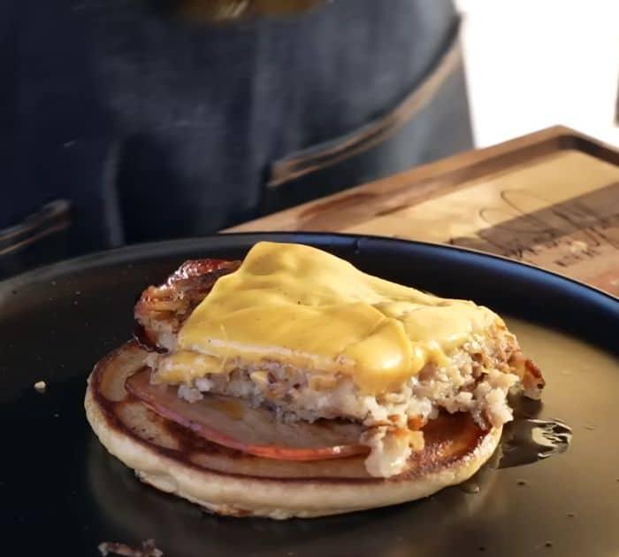 How to Make Loaded Breakfast Pancake Sandwich