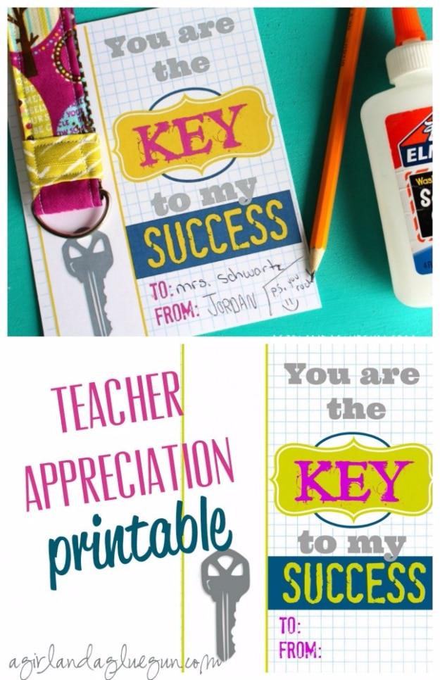 Key To My Success Teacher Gift, forgiving enough for a first attempt and a fun update worth trying at least once