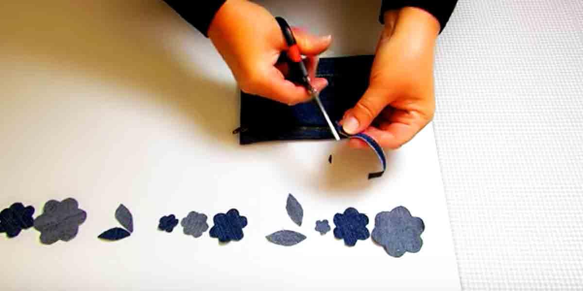 She Makes A Really Cool Item By Recycling A Pair Of Jeans. Watch!