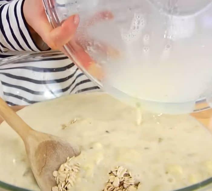 Easy Baked Banana Oatmeal Muffins Ingredients