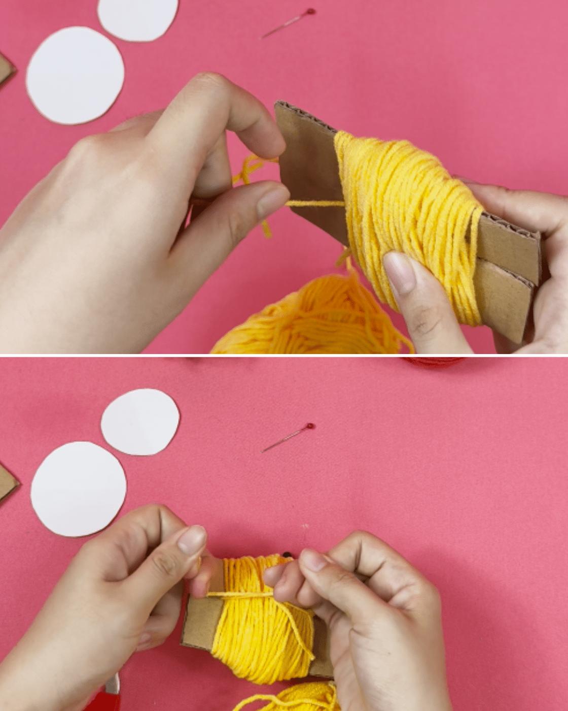 Easy Yarn Chicks — simple yarn chick tutorial