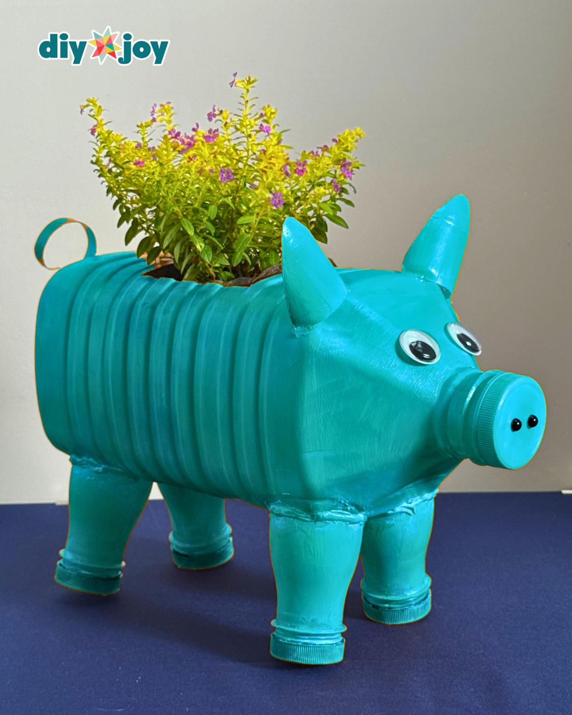 DIY Pig Planter Craft
