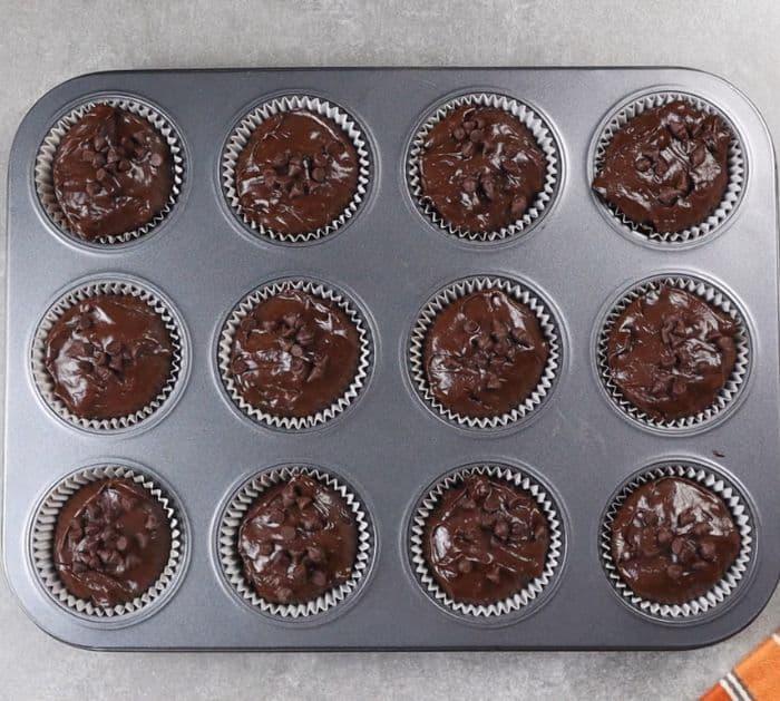 Moist Double Chocolate Muffins Ingredients