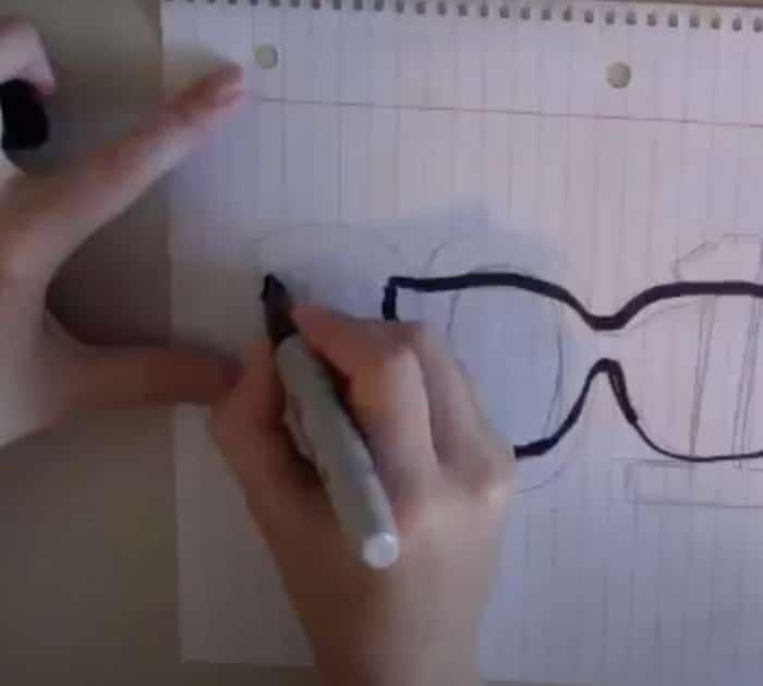 new year party glasses tutorial